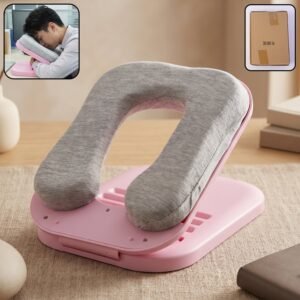 Sleeping-Pillow-1.jpg Foldable Soft Nap Doughnut Pillow � Compact Neck Support Cushion
