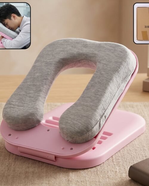 Foldable Soft Nap Doughnut Pillow � Compact Neck Support Cushion