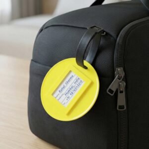 SmilyLuggagetag-02.jpg Luggage Tag – Bright Emoji Design for Easy Identification