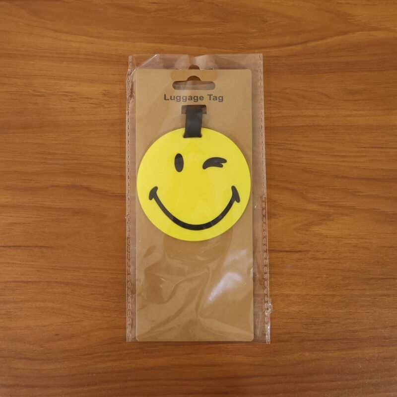 SmilyLuggagetag-live.jpg Luggage Tag – Bright Emoji Design for Easy Identification