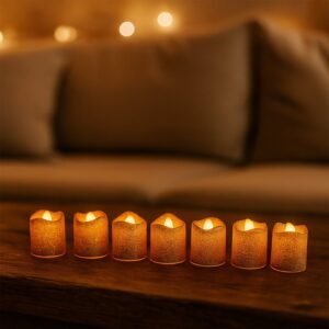 SmokelessCandles-05.jpg LED Tealight Candles – Safe Flameless Decorative Set of 24
