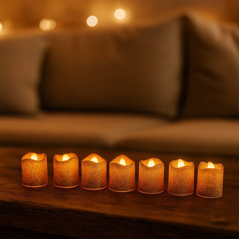 SmokelessCandles-05.jpg LED Tealight Candles – Safe Flameless Decorative Set of 24