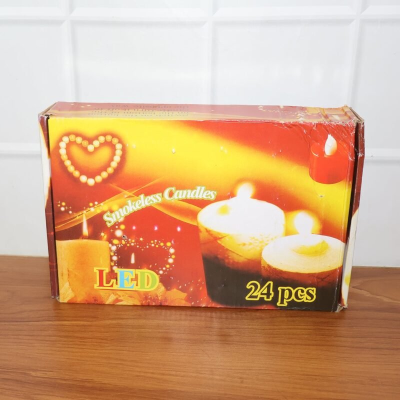 SmokelessCandles-live.jpg LED Tealight Candles – Safe Flameless Decorative Set of 24
