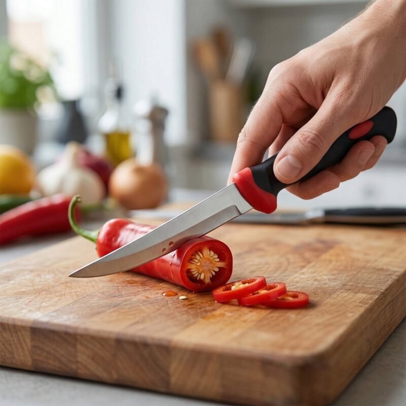 StainlessKnife-03.jpg Utility Knife – Ergonomic Stainless Steel Handle for Precise Cutting