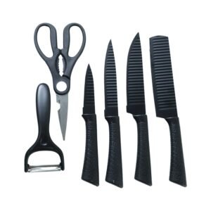 Kitchen Knife Set – Complete 6-in-1 Multipurpose Tool for Home & Kitchen