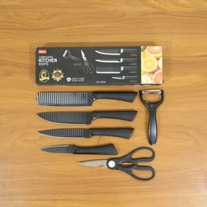 Kitchen Knife Set – Complete 6-in-1 Multipurpose Tool for Home & Kitchen