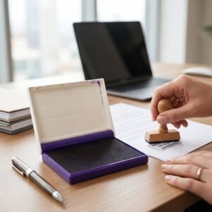 StampPad-02.jpg Ink Stamp Pad � Quick-Drying for Clear Office Impressions