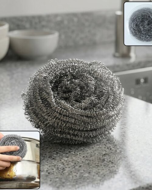 Stainless Steel Scrubber – Heavy Duty Kitchen Cleaning Tool