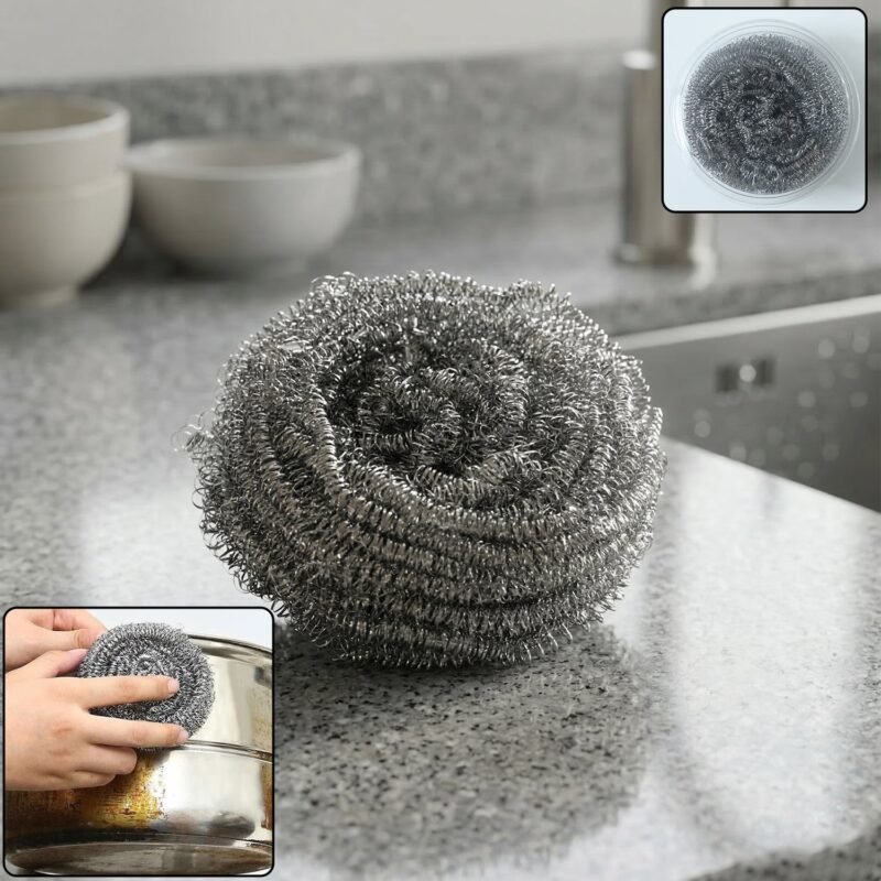 SteelScrubber-WOKSU-01_f769bf5b-e481-4aec-b252-23452485850b.jpg Stainless Steel Scrubber – Heavy Duty Kitchen Cleaning Tool