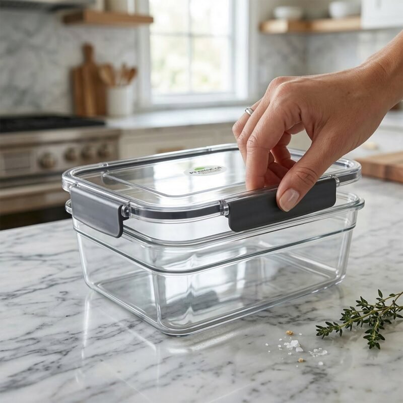 Plastic Airtight Food Storage Container Set – Keep Food Fresh and Organized