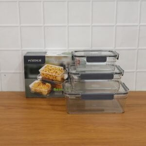 Plastic Airtight Food Storage Container Set – Keep Food Fresh and Organized