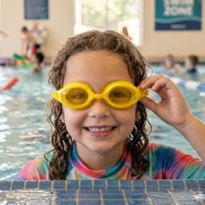 Kids Colorful Swimming Goggles � Leakproof, Adjustable Fit