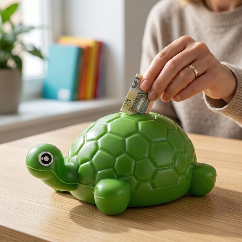 Kids Tortoise Money Bank – Fun Coin Saving for Children
