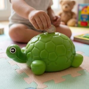 Kids Tortoise Money Bank – Fun Coin Saving for Children