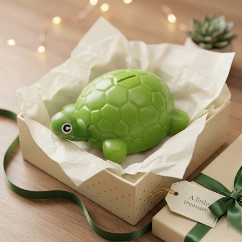 Kids Tortoise Money Bank – Fun Coin Saving for Children