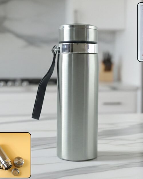 Stainless Steel Vacuum Flask – Keeps Beverages Hot & Cold