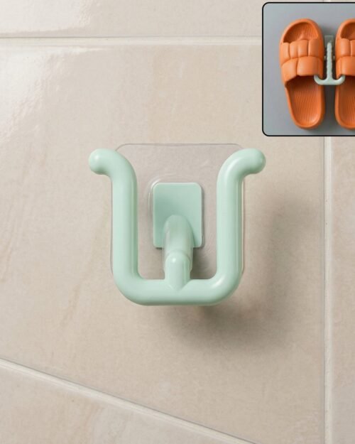 Wall-Mounted Slipper Holder – Space-Saving & Easy to Install