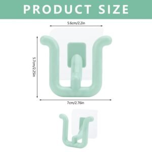 WallMountedShoeRack-size.jpg Wall-Mounted Slipper Holder – Space-Saving & Easy to Install