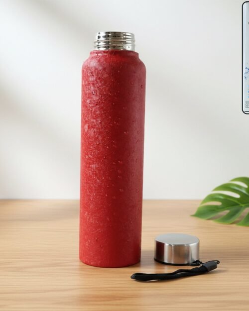 Stainless Steel Water Bottle 1000 ML – Leakproof & Insulated Red