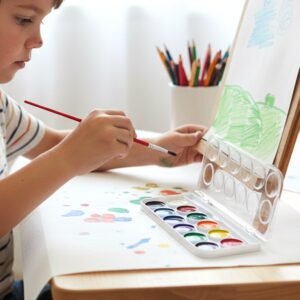 Watercolour Paint Set for Kids � Vibrant Colors & Portable Design