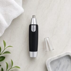 Ear & Nose Hair Trimmer – Painless, Battery-Operated | Calm & Curl