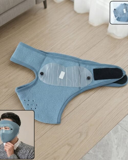 Reusable Anti Fog Face Mask – Big Size with Eye Shield for Safety