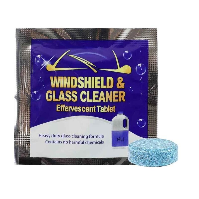 Windshieldglassclearner-04.jpg Car Windshield Cleaning Tablet – Effective Streak-Free Glass Cleaning