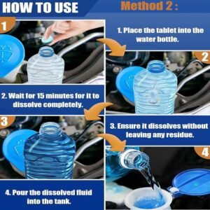 Windshieldglassclearner-05.jpg Car Windshield Cleaning Tablet – Effective Streak-Free Glass Cleaning