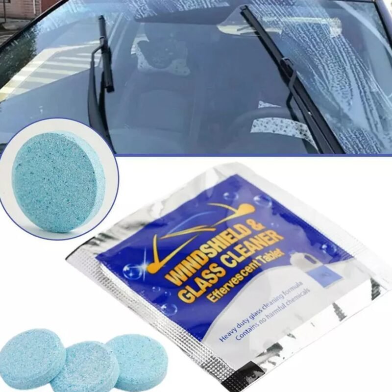 Windshieldglassclearner-06.jpg Car Windshield Cleaning Tablet – Effective Streak-Free Glass Cleaning