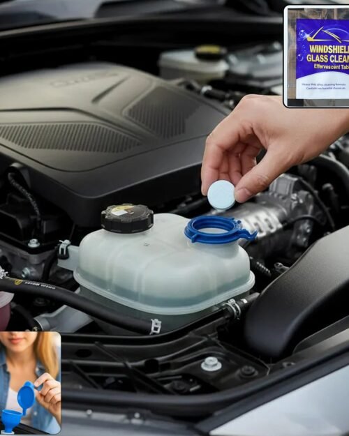 Car Windshield Cleaning Tablet – Effective Streak-Free Glass Cleaning