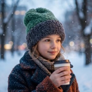WintercapCombo01-02.jpg Winter Woolen Beanie Cap – Soft & Warm Fleece Lined Knit Hat