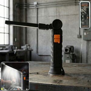 Rechargeable LED Work Light – 360° Adjustable Head & Magnetic Base