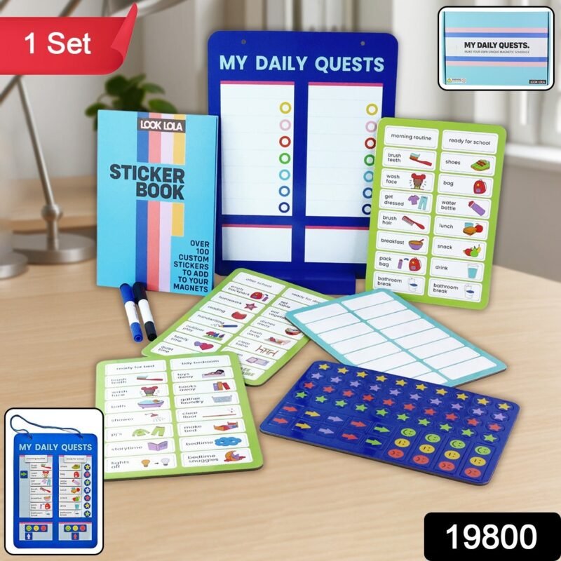 Magnetic Routine Board � Engaging Habit Tracker for Kids