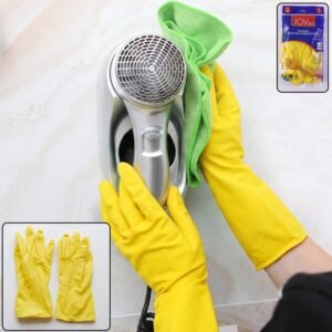 YellowGlovesJoy45-01_45319b99-abf4-4abd-8d80-f482d2802297.jpg Waterproof Cleaning Rubber Gloves � Reusable & Durable for Household Tasks