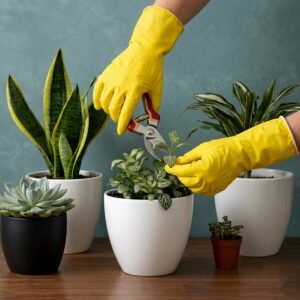 YellowGlovesJoy45-05_b9bb774d-3f5b-45a5-a5a8-a42daecd5e36.jpg Waterproof Cleaning Rubber Gloves � Reusable & Durable for Household Tasks
