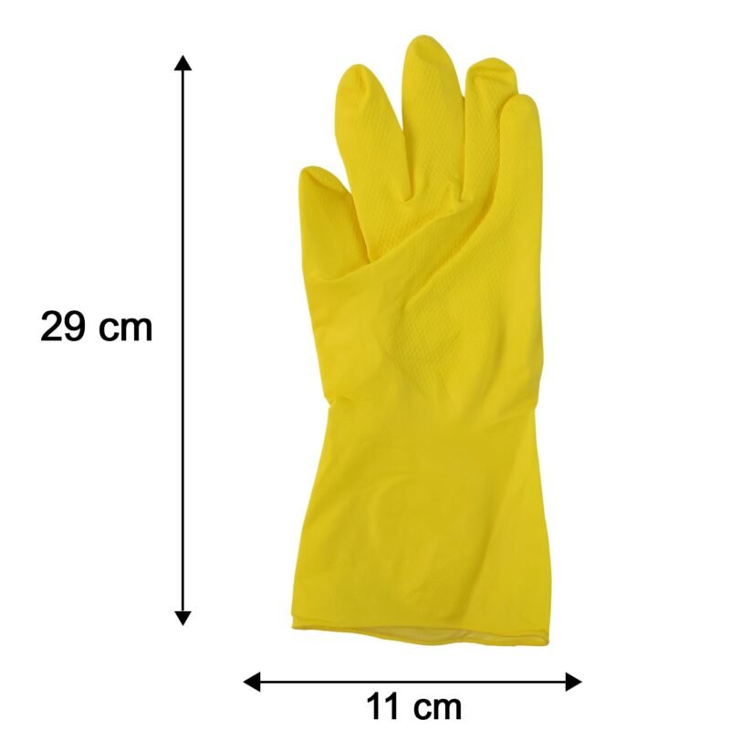 YellowGlovesJoy45-size_dd62787a-efa2-424f-8094-3951454b8573.jpg Waterproof Cleaning Rubber Gloves � Reusable & Durable for Household Tasks