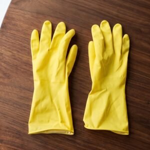 YellowhouseholdGloves-03_e7563bae-56da-43c2-85a5-05d26c50d3e8.jpg Waterproof Rubber Cleaning Gloves � Durable & Reusable for Household Tasks