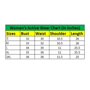 active-wear-1000x1000-1.webp Generic Women's Polyester Lycra Printed Sleeveless Active Wear (Multicolor)