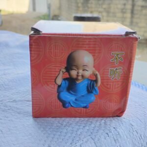 Baby Buddha Statue Set – 4-Piece Lightweight Decorative Showpieces