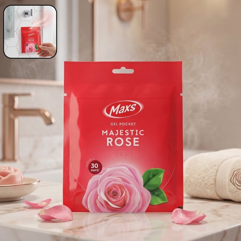 Maxs Majestic Rose Gel Air Freshener � Long Lasting Fragrance
