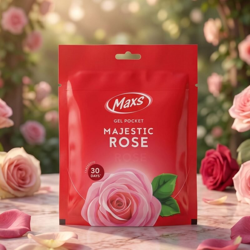 Maxs Majestic Rose Gel Air Freshener � Long Lasting Fragrance
