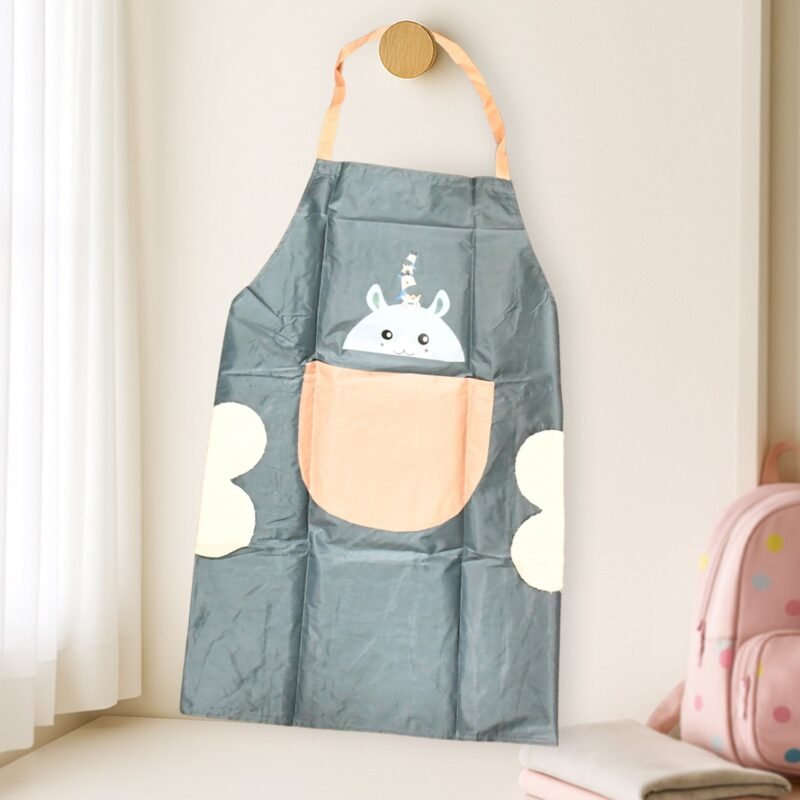 apron-03.jpg Cartoon Animal Kitchen Apron – Durable with Front Pocket