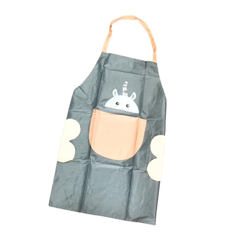 apron-05.jpg Cartoon Animal Kitchen Apron – Durable with Front Pocket
