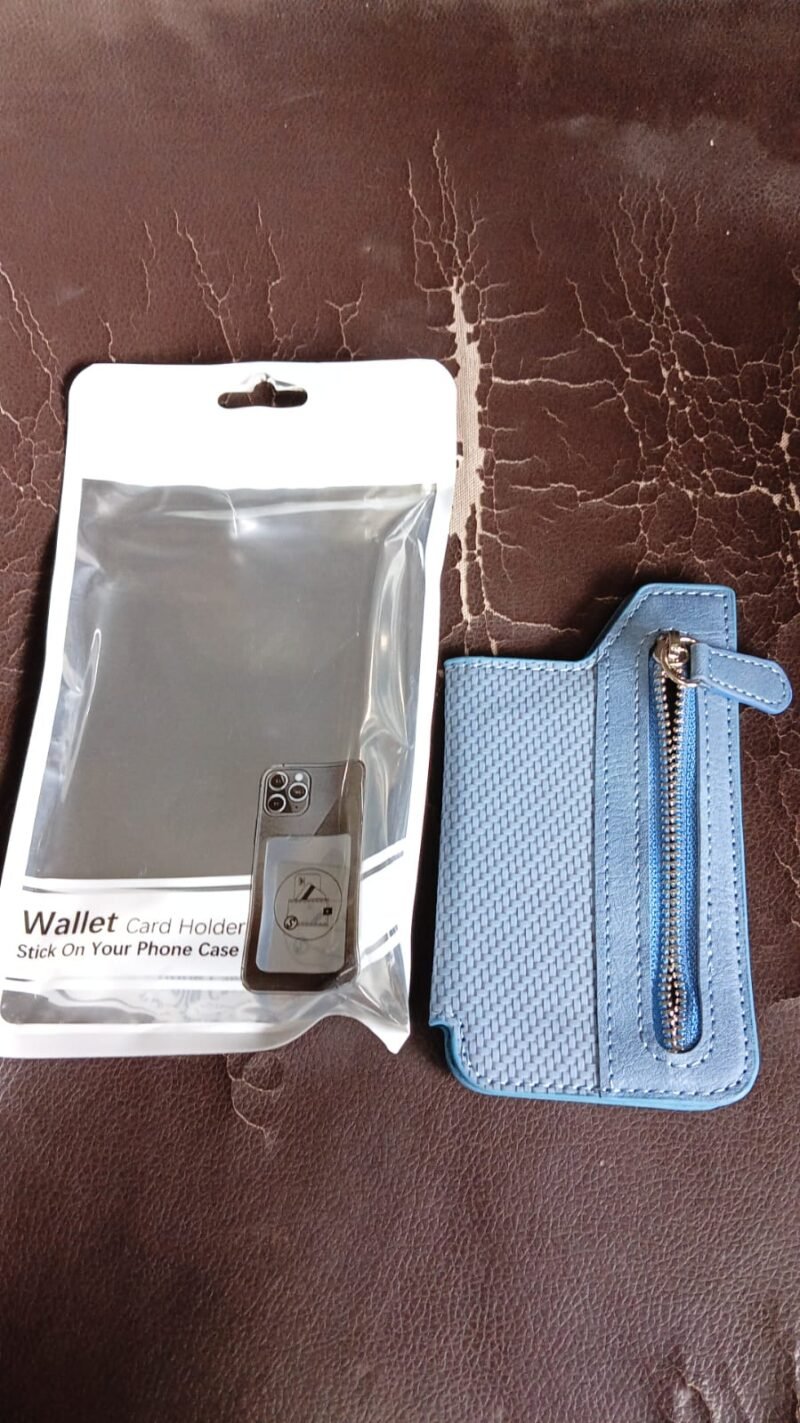 Adhesive Card Phone Holder � Zipper Pocket Wallet | Mobil�on