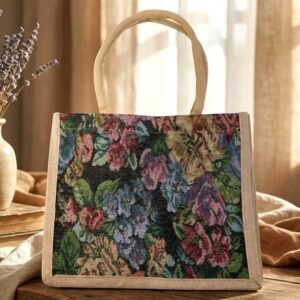 Multipurpose Floral Print Carry Hand Bag – Spacious, Eco-Friendly Design