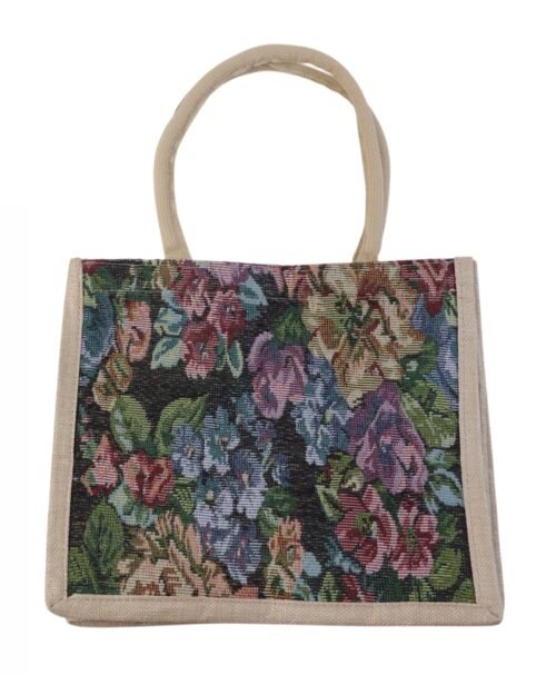 Multipurpose Floral Print Carry Hand Bag – Spacious, Eco-Friendly Design