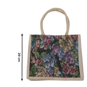 Multipurpose Floral Print Carry Hand Bag – Spacious, Eco-Friendly Design