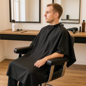 Waterproof Hair Cutting Cape � Adjustable Neck for Salon & Home