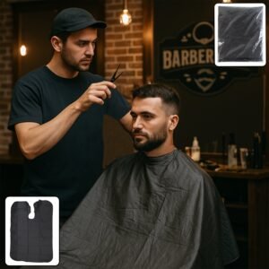Waterproof Hair Cutting Cape � Adjustable Neck for Salon & Home