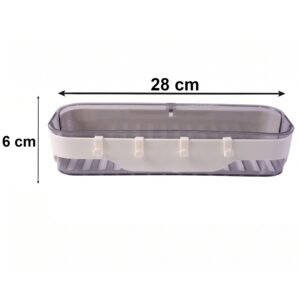 Bathroom Wall Shelf � Space-Saving with Hooks & Modern Design